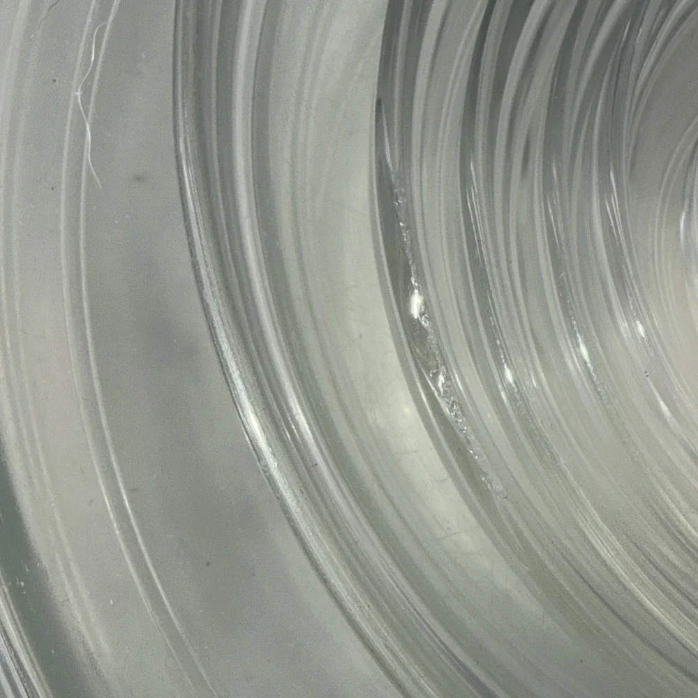 (9) CLEAR GLASS MIXING BOWLS 2- 3/8